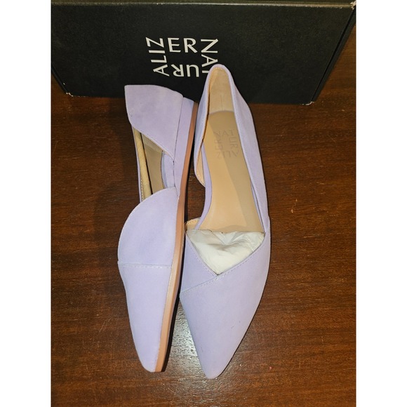 Naturalizer Womens Kristin Pointed Toe Slip On Lavender Suede Shoes Women's 6M - Picture 5 of 8